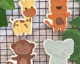 Cute Jungle Animal Elephant  | Acrylic debosser and cutter.
