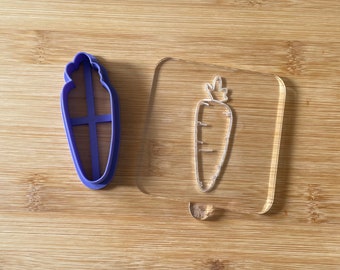 Carrot | Embosser / Debosser and Cutter Set.