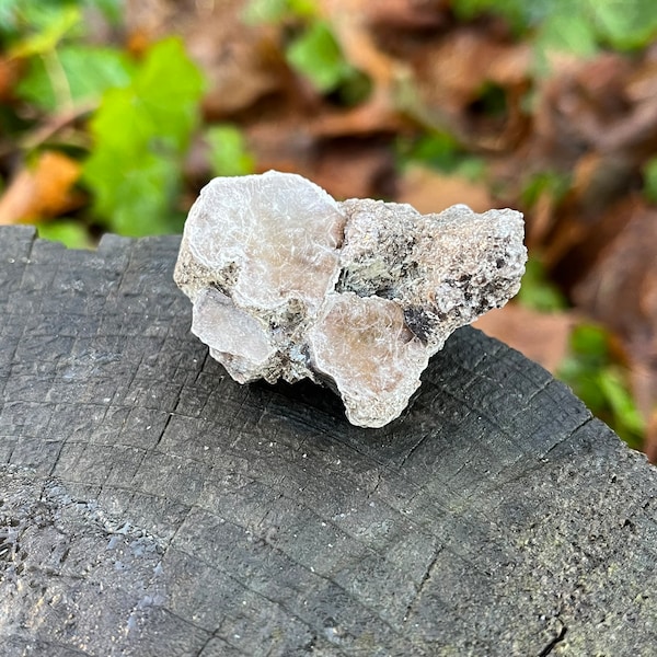 Rough Lepidolite Cluster From Brazil | Small Purple Mica Lepidolite Hexagon Crystal Cluster