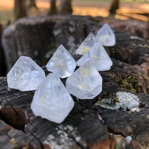 ONE Small Apophyllite Crystal Point From India | Apophyllite Pyramid | Apophyllite Tip | Mini, Tiny Apophyllite Tip