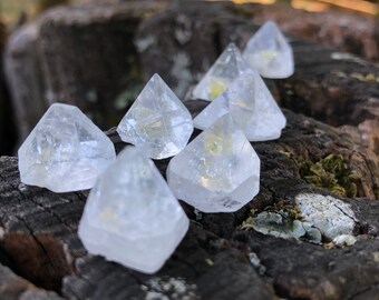 ONE Small Apophyllite Crystal Point From India | Apophyllite Pyramid | Apophyllite Tip | Mini, Tiny Apophyllite Tip