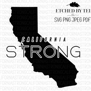 LA CALIFORNIE FORTE/Priez pour Cali/Téléchargement de fichier numérique svg png jpeg pdf