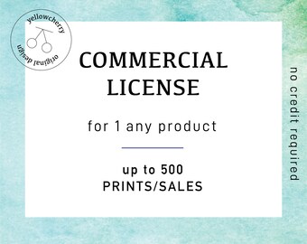 commercial license | up to 500