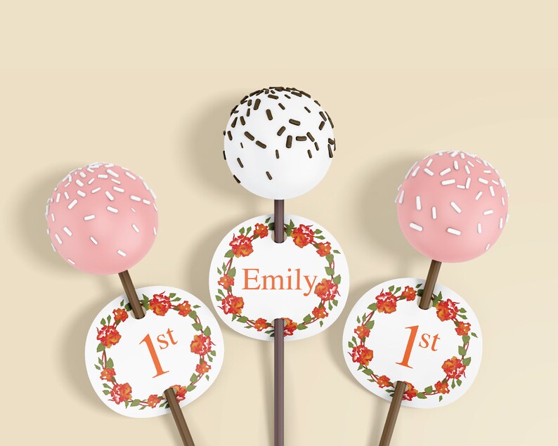 Carnation Wreath Clipart Watercolor Birthday Party Etsy