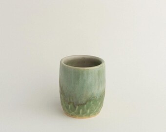 Dreamy tea cup | earth inspired | handmade ceramic cup | Faceted | hand textured