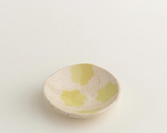 Petite Ceramic Dish | Ring Dish  | Sauce Dish | Colorful Nerikomi  | Floral