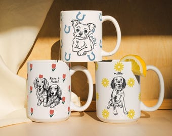 Personalized Pet Mug, Custom Dog Mug, Custom Cat Mug, Custom Pet Gifts, Personalized Dog Mug, Personalized Pet Gifts for Dog Mom Dog Dad Mug