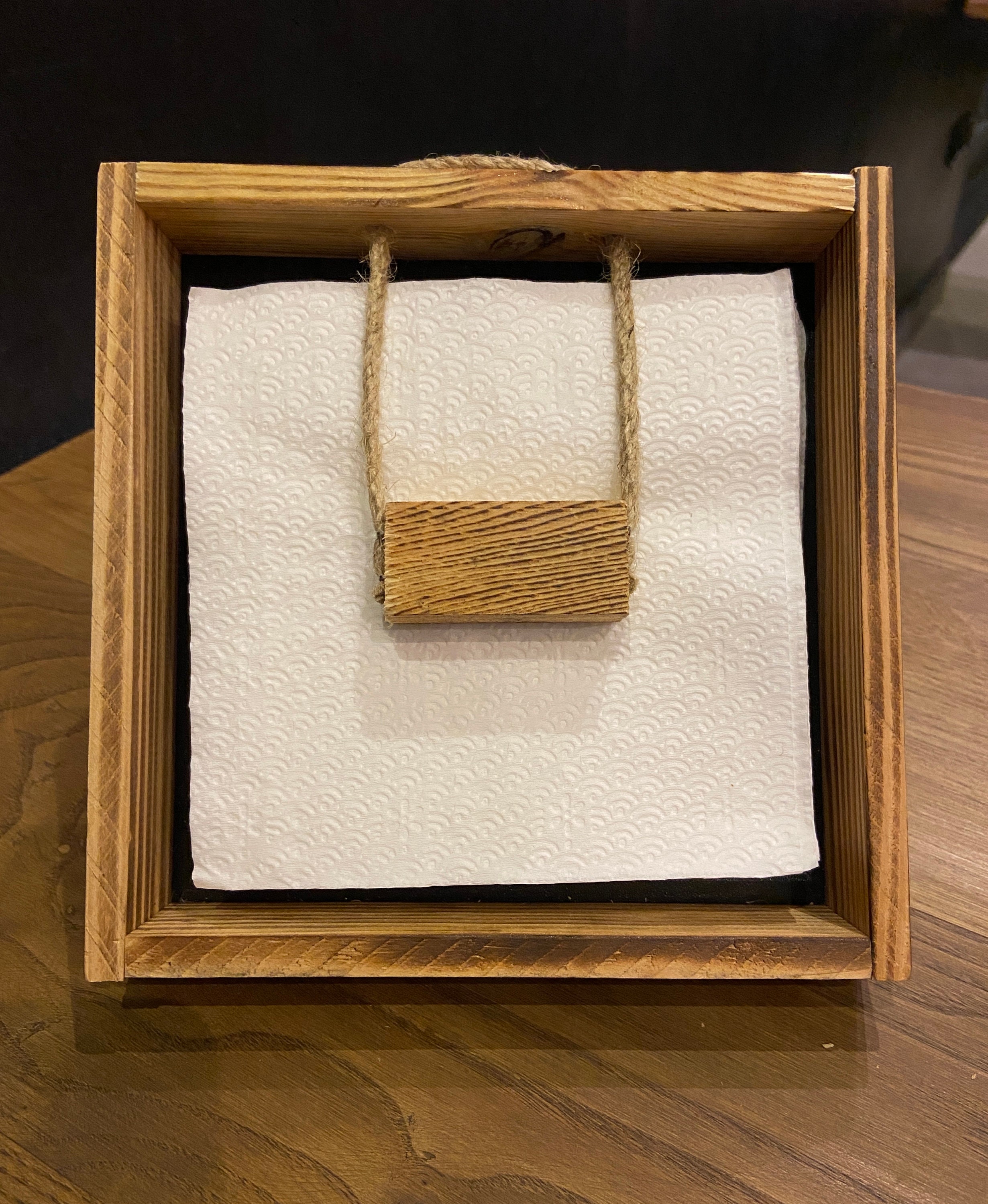 Handmade Wooden Decorative Napkin Holder Etsy