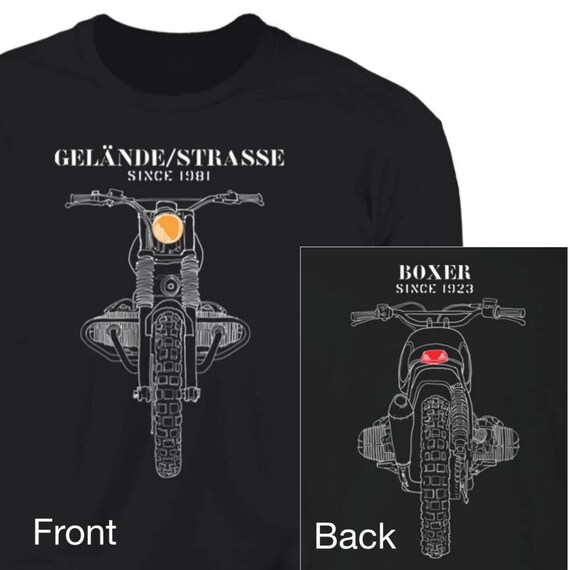 shirt BMW Airhead Boxer Engine Two Art 