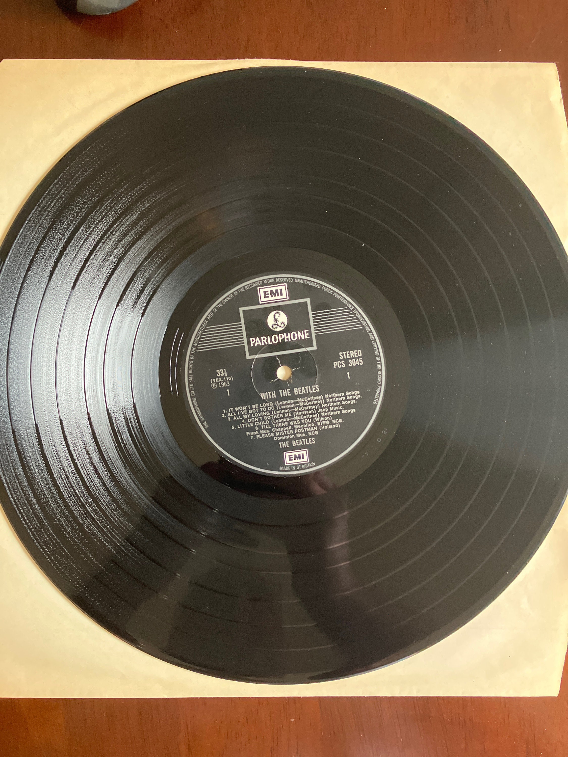 The Beatles Collection » With The Beatles, Parlophone, PCS 3045.