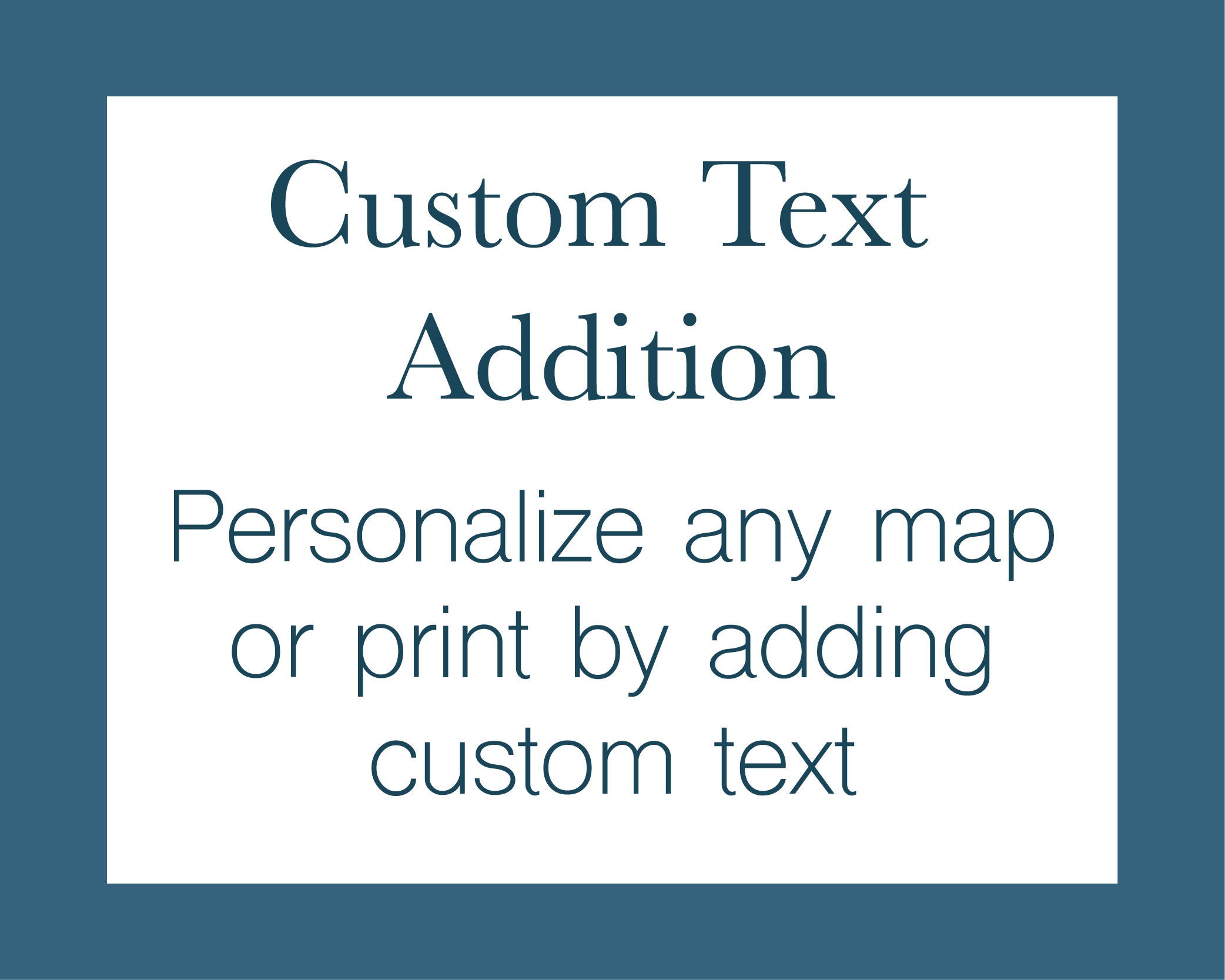 Custom Text Addition - Etsy