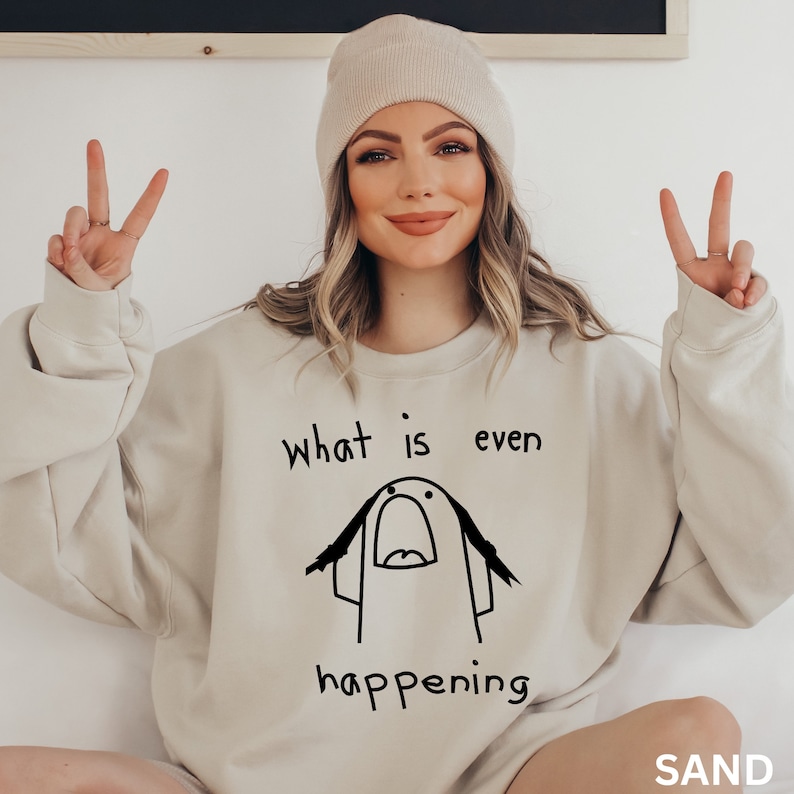 What is Even Happening Meme Retro Unisex Hoodies, Funny Hoodies Memes