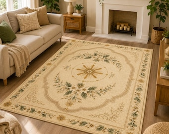 Philippines Rug with Banig Sun & Sampaguita Flowers, Filipino Housewarming Gift for Mom Lola Friend, Filipino Home Decor Wedding Gift