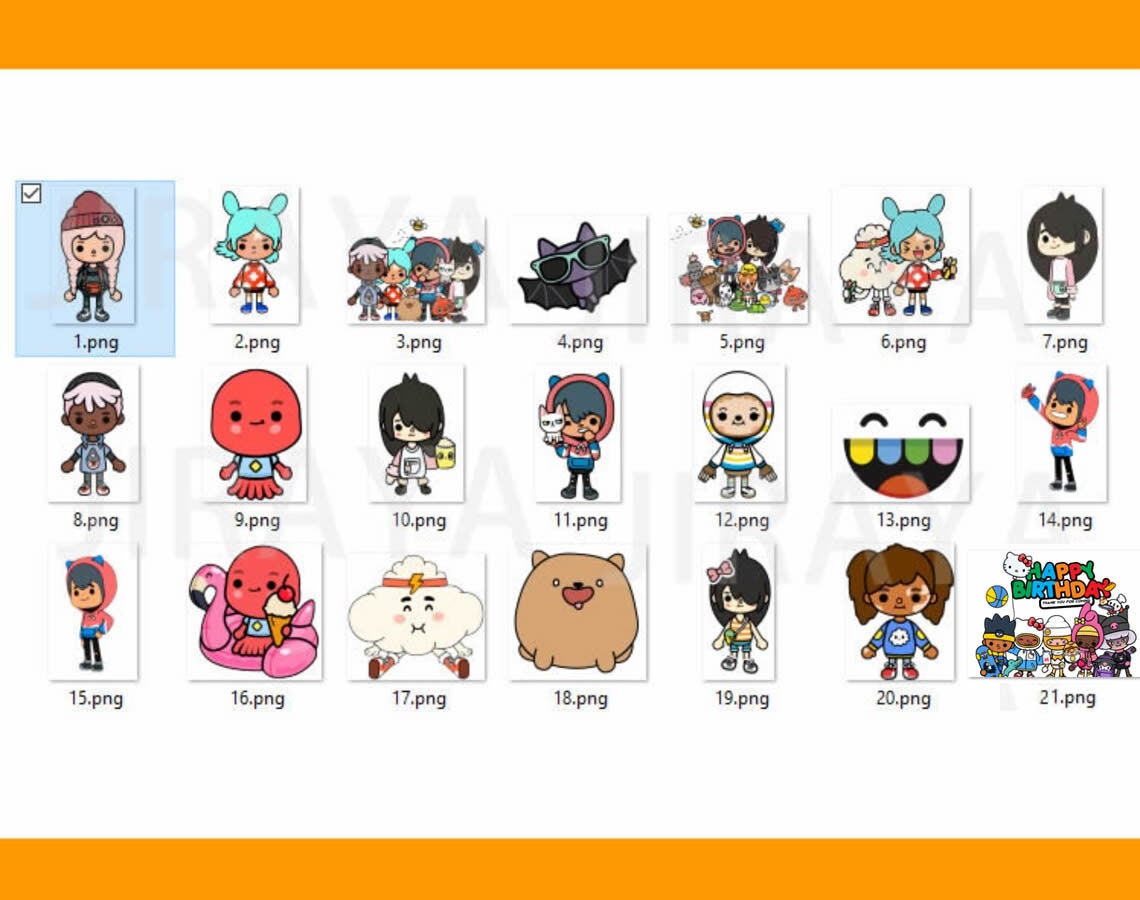 21 Toca Boca Life Clipart IMAGENES png Transparent - Etsy México