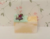 Swirled Honey Wildflower Soap