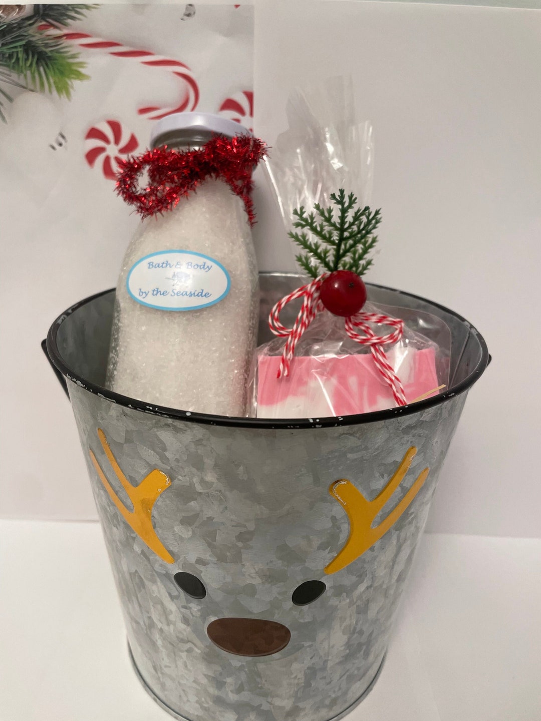 Holiday Cheer Gift Baskets Etsy