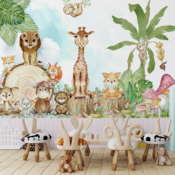 Animal Wallpaper Etsy
