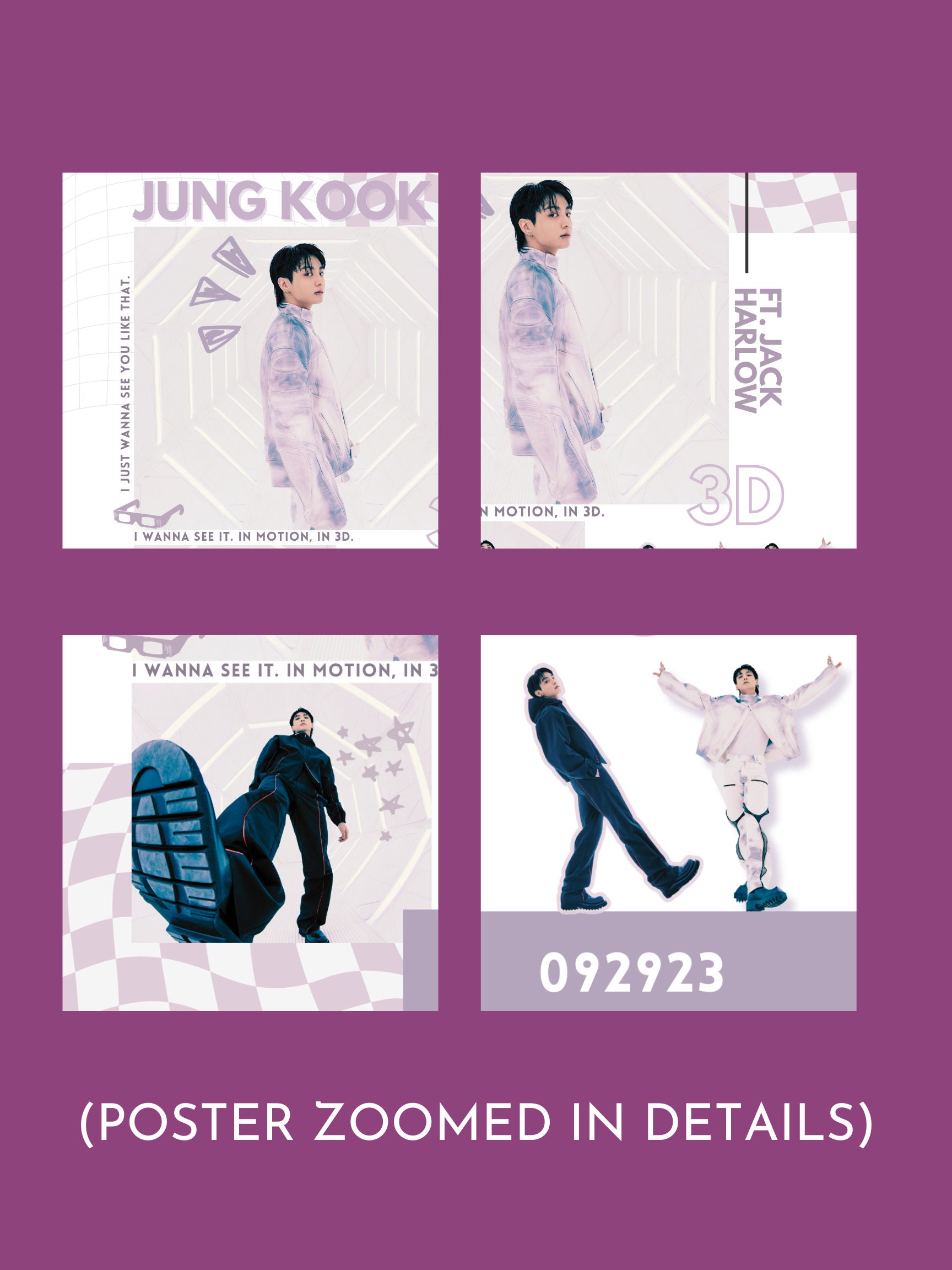 Jungkook disco aesthetic Poster for Sale by gminforever5