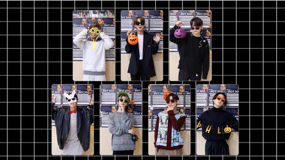 Bts Halloween Photocards Etsy Hong Kong