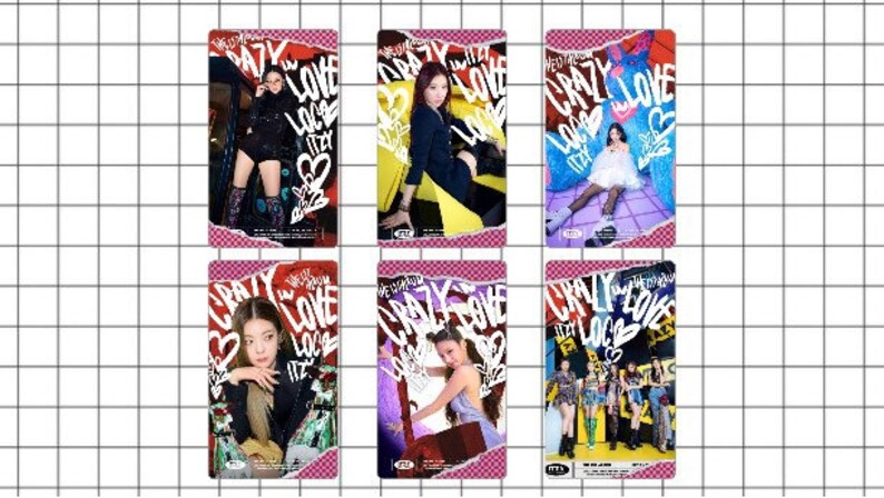 ITZY crazy in Love Photocards Glossy ITZY loco Kpop - Etsy