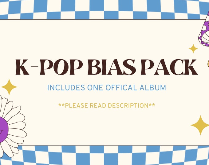 K-pop Bias Pack (includes one offical album)
