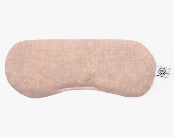 100% Swedish Flax with Lavender Eye Pillow - Pink