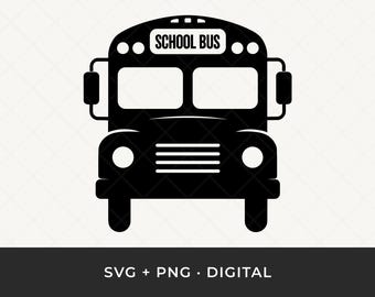 School Bus SVG: Clipart Vector, Kids Transport Cut File for Cricut & Silhouette