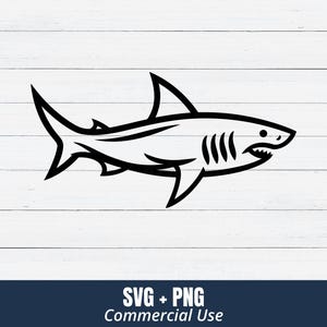 Shark Svg, Shark Graphics, Shark Outline Svg, Shark Lovers, Shark Designs, Shark Tattoo Vector, Shark Birthday Svg, Shark Laser, Shark Png