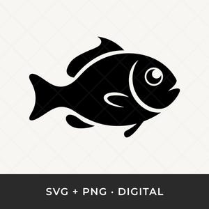 Fish SVG: Fishing Silhouette Cut File for Cricut and Silhouette