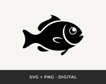 Fish SVG: Fishing Silhouette Cut File for Cricut and Silhouette