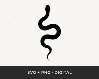 Arquivo de corte de tatuagem de silhueta mística SVG de cobra para Cricut
