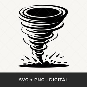 Tornado SVG: Imágenes prediseñadas de tormenta, huracán, tornado, archivo vectorial meteorológico