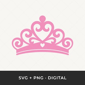 Princess Crown SVG: Tiara Cut File for Cricut and Silhouette