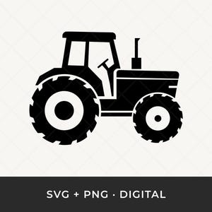 SVG-bestand tractor: boerderijsilhouet, ontwerp agrarisch gesneden