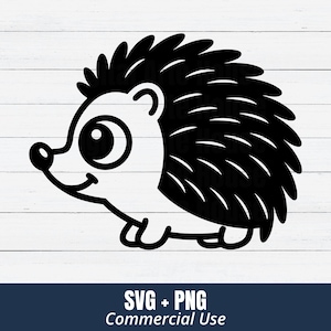 Hedgehog Svg, Hedgehog Cricut, Hedgehog Cut File, Hedgehog Vector, Hedgehog Graphics, Hedgehog Laser File, Hedgehog Png, Hedgehog Clipart