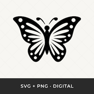 Butterfly SVG: Silhouette, Vector Clipart, Laser Cut Design