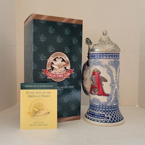 2002 Anheuser Busch Collector&#39;s Club &quot;1872 And 1886-1889&quot; CB 23 Evolution of the A&Eagle Series