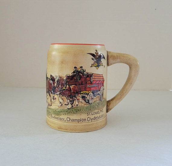 1980 Budweiser Holiday Stein, CS19, First in Series - Etsy