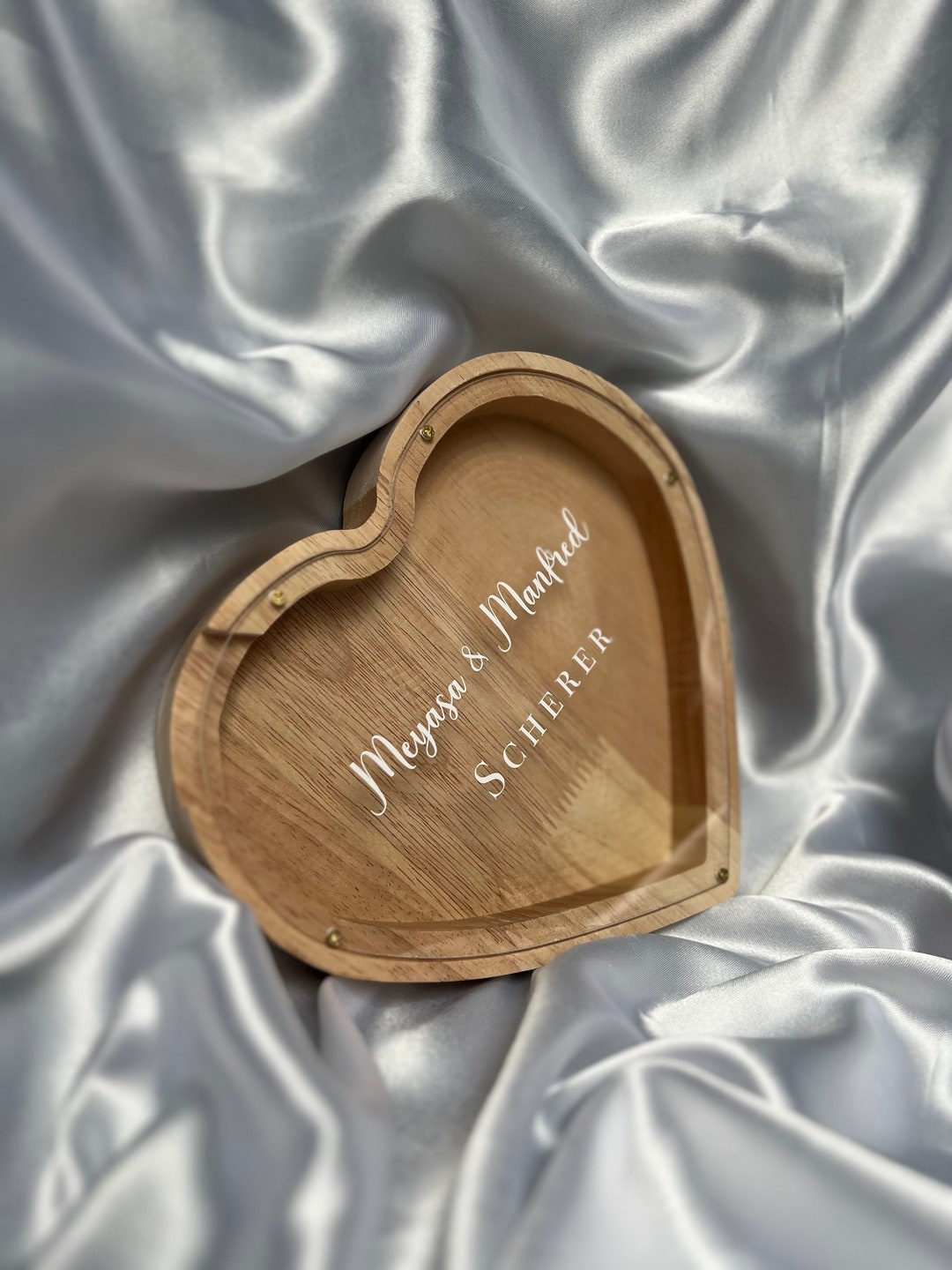 Heart Money Box, Money Box, Piggy Bank, Gift for Couples, Wedding Gift ...