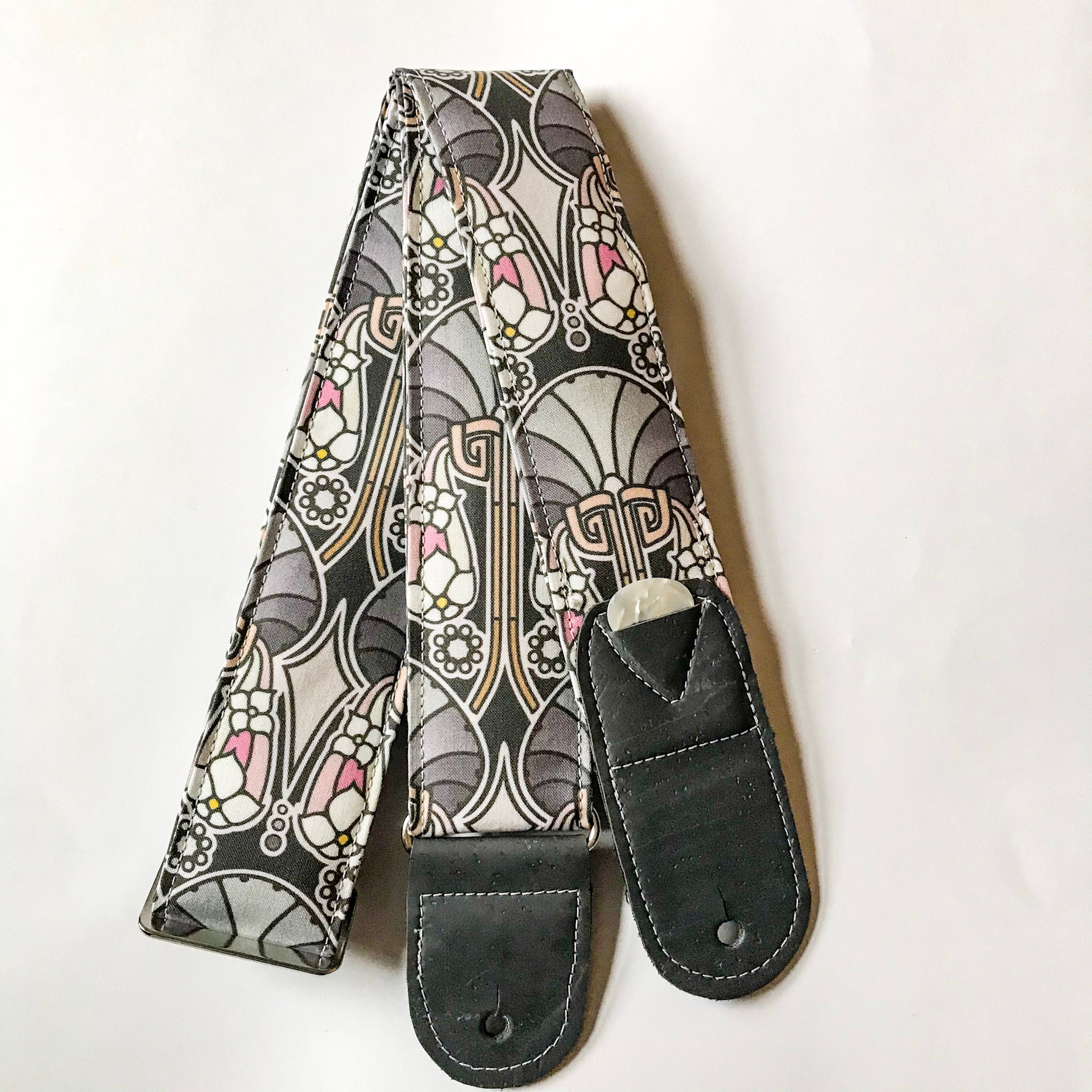 Art deco guitar strap deals