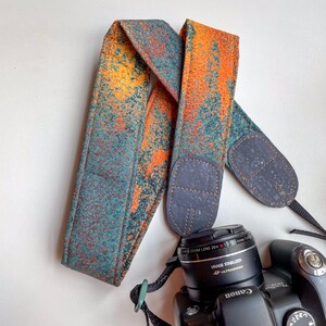 Padded adjustable Camera Strap with cork ends| Photography Accessories | DSLR SLR Camera strap | Photographer Gift