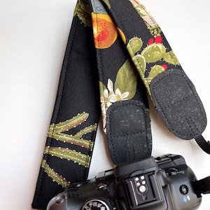 Padded adjustable Camera Strap with cork ends| Photography Accessories | DSLR SLR Camera strap | Photographer Gift