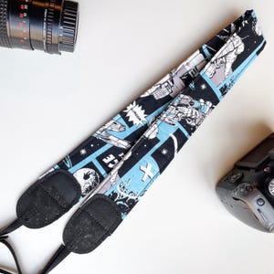 Padded adjustable Camera Strap with cork ends| Photography Accessories | DSLR SLR Camera strap | Photographer Gift