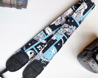 Padded adjustable Camera Strap with cork ends| Photography Accessories | DSLR SLR Camera strap | Photographer Gift