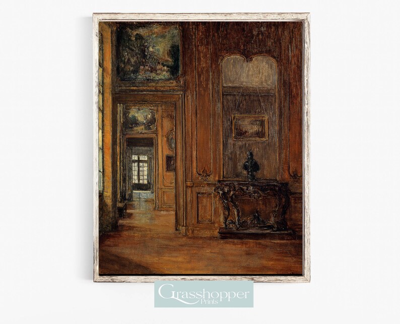 Vintage Paris Museum Print: Architektura wnętrz renesansu (pobranie cyfrowe) zdjęcie 1