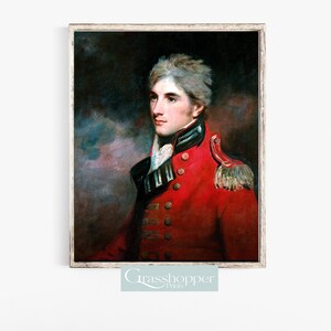 Vintage Portrait Gentleman Print, Antikes Ölgemälde, DRUCKBARE Wandkunst, digitaler DOWNLOAD