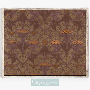 Boho Wandbild, Jugendstil Tapete, Vintage Interior Design, Schmetterling Botanisches, DRUCKBARE Wanddekoration, DIGITALER DOWNLOAD