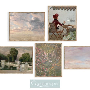 Vintage Gallery Wall Art Set, Paris Prints, PRINTABLE French Decor, DIGITAL DOWNLOAD