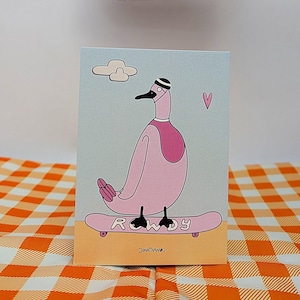 Road ruffian – postcard silly bird collection