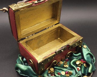 手作りの眠れるドラゴンの宝箱、ファンタジー彫刻、宝石箱 - Etsy 日本